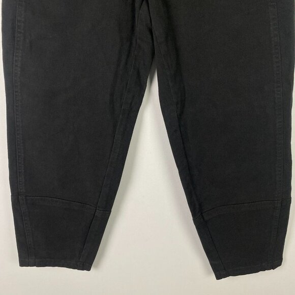Everlane The Utility Barrel Pant High-Rise Crop in Black Size 000 - Picture 3 of 11
